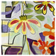 "Happy Snappy Garden BL" Digital Paper Print by Joan Elan Davis, 20"x20"