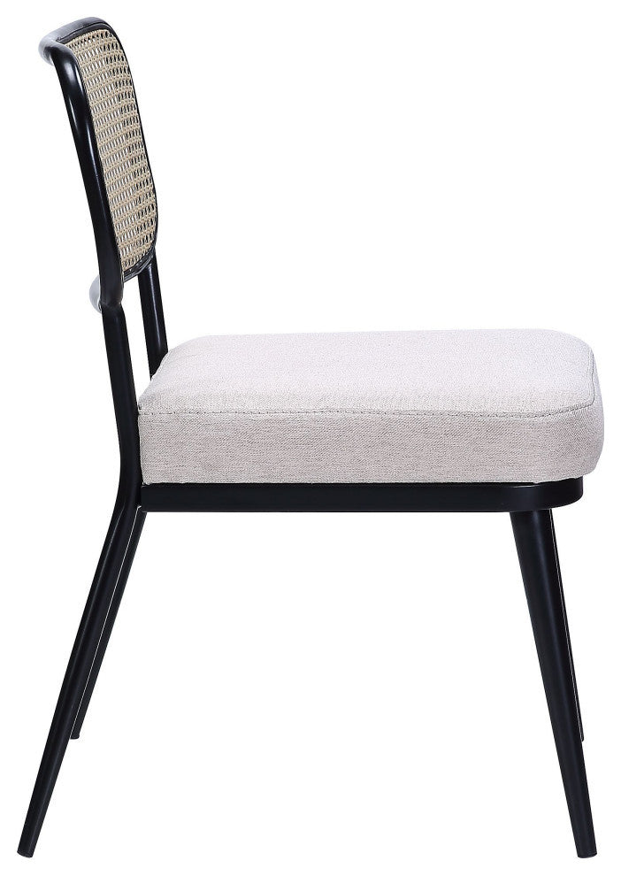 ACME Frydel 3-Piece Set Table and Chairs, Black Finish