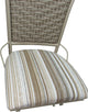 Outdoor Patio Swivel Counter Bar Stool Extra Tall without Arms - Erin, Driftwood Whitelinen - Beige, 26"