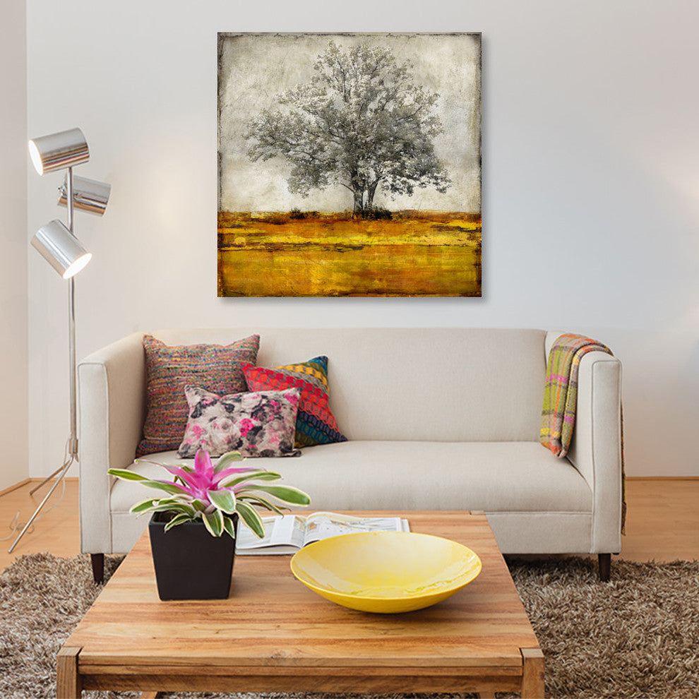 "Majestic - Amber" by Eric Turner, Canvas Print, 18"x18"