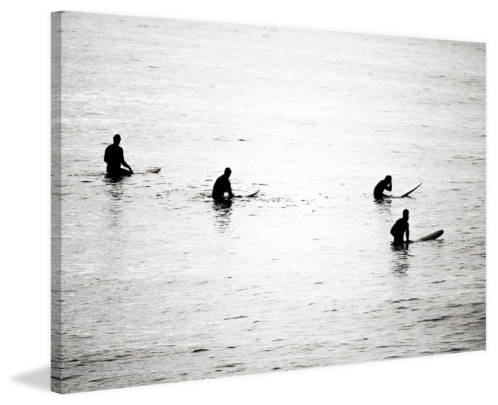 "The Tranquil Wait" Painting Print on Wrapped Canvas