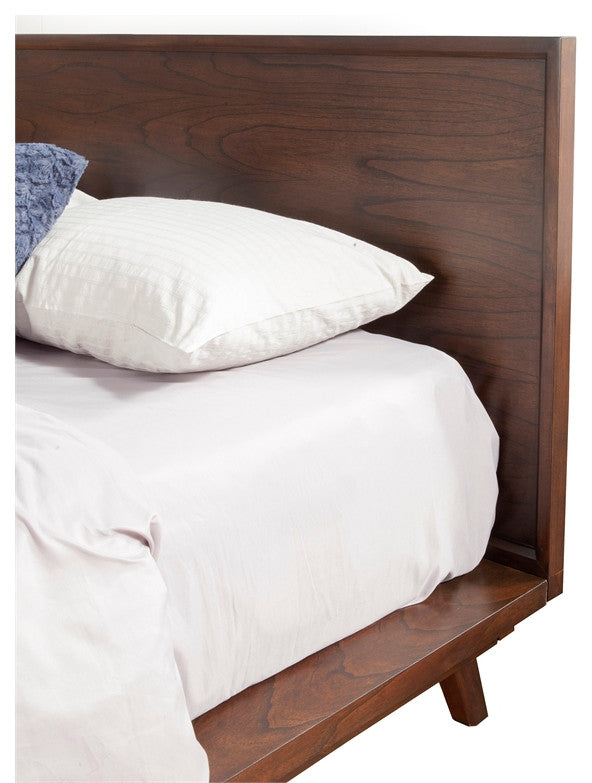 Gramercy Full Size Platform Bed, Walnut