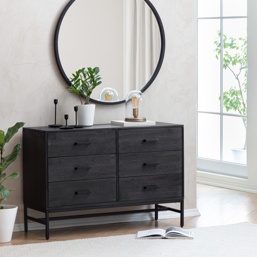 Leah Chest of Drawers, Black