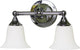 2-Light Brushed Nickel Bath and Vanity