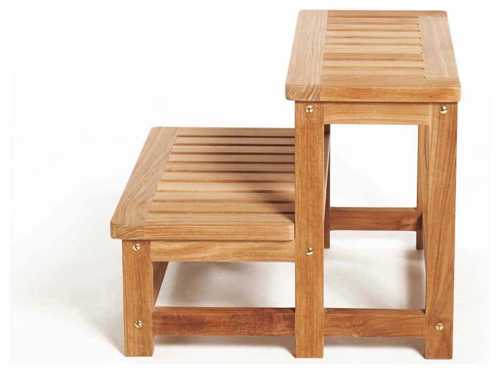 Teak Hot tub step 24" (60 cm)