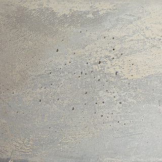 Gray Round Decorative Cement Boxes With Lids, 2-Piece Set