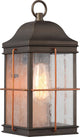 Nuvo Howell 1-Light Bronze Medium Outdoor Wall Light Fixture