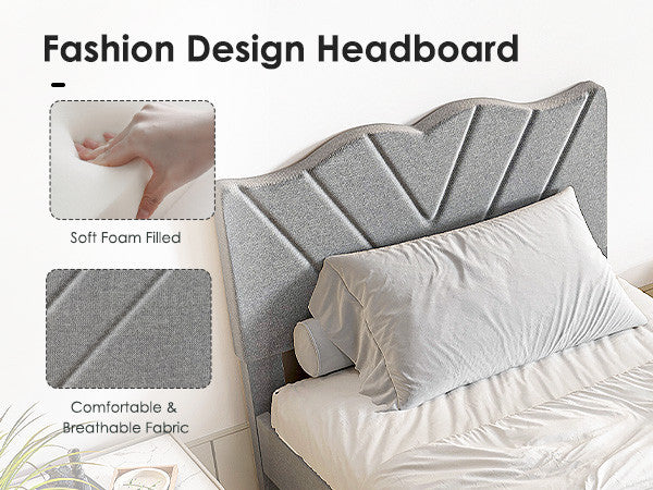 Gewnee Upholstered Platform Bed