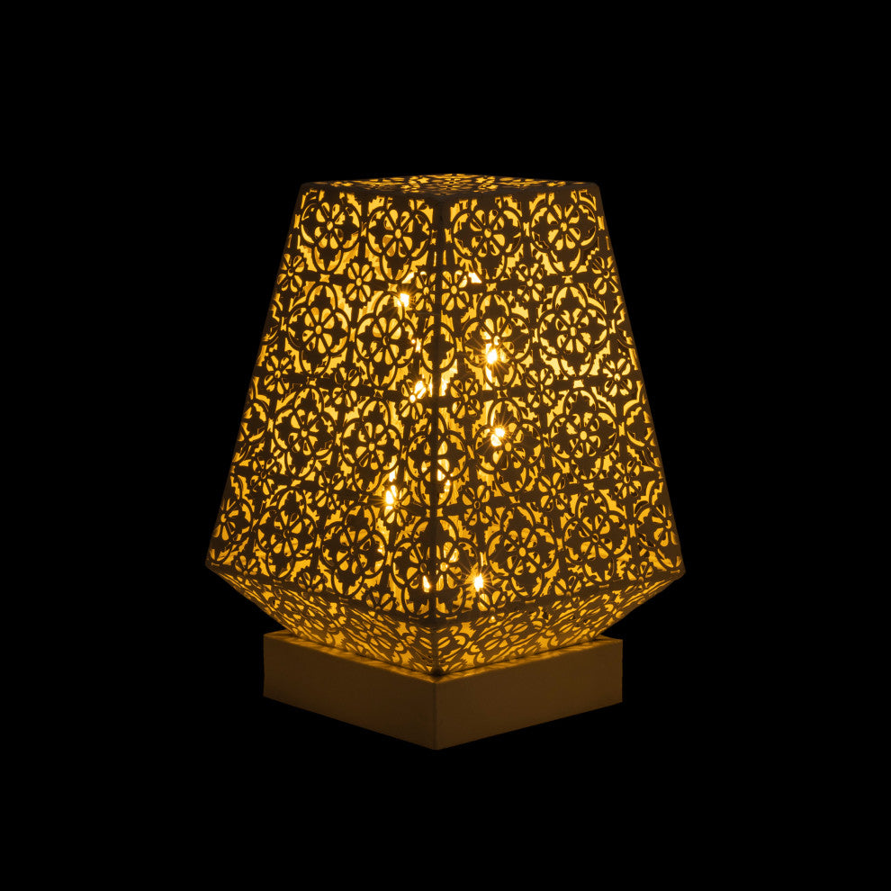 Tabletop Lamp with Chain Style Filament LED Lights