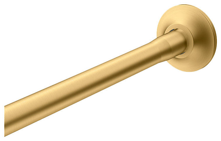 Kohler K-9350 Expanse 60" - 72" Adjustable Curved Shower Rod - Vibrant Brushed