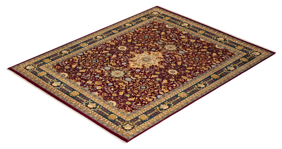Mogul, One-of-a-Kind Hand-Knotted Area Rug, Red, 8' 2" x 10' 1"