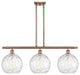 Innovations 516-3I-AC-G1215-10-LED 3 Light Island Light, Antique Copper