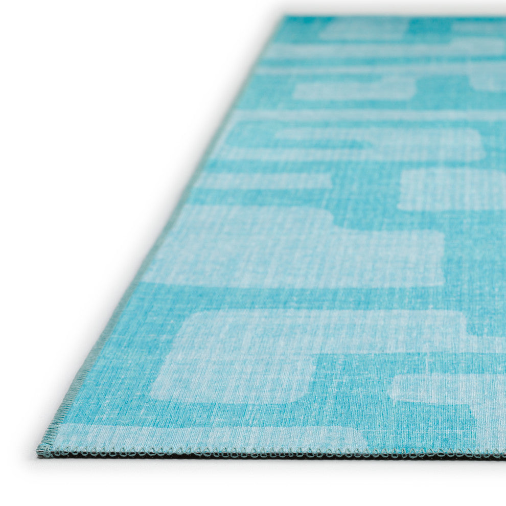 Dalyn Indoor/Outdoor Sedona SN4 Robins Egg Washable 2'3"x7'6" Runner Rug