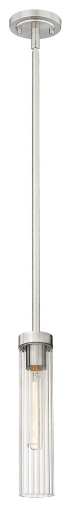 Z-LITE 1-Light Pendant, Brushed Nickel