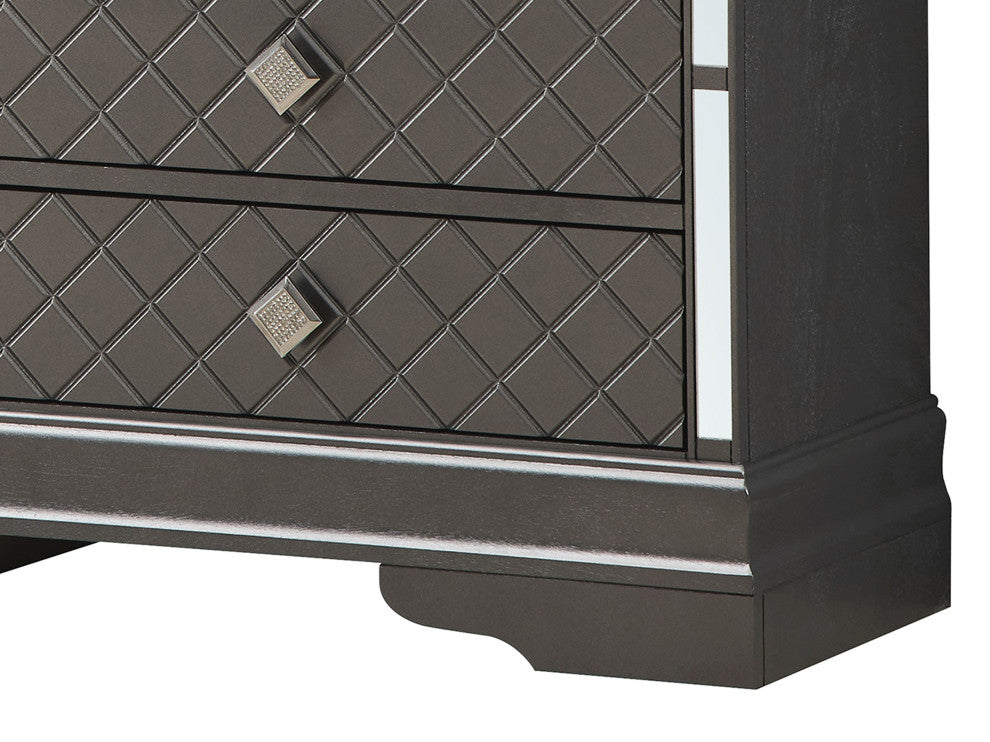 Verona 6-Drawer Dresser, Charcoal