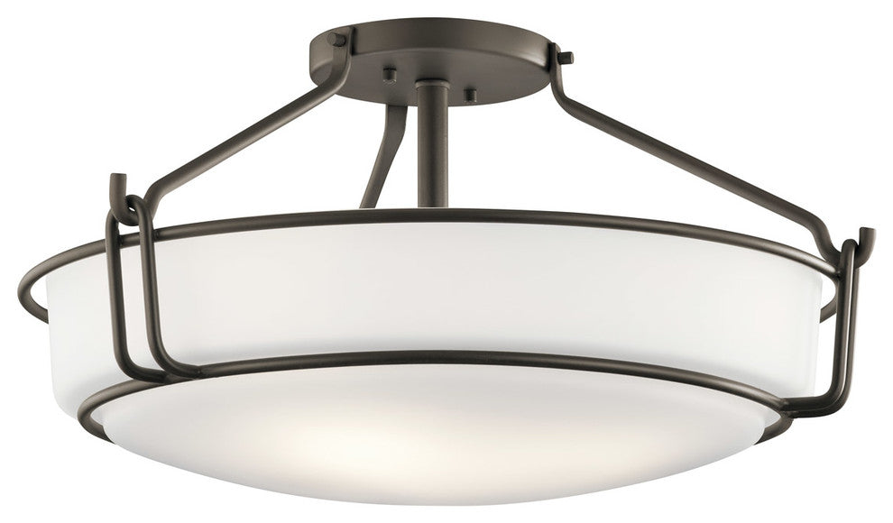Kichler Alkire Four Light Semi Flush Mount 44086OZ