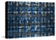 "Crowded Blue" UV Ink Print on Brushed  Aluminum, 36"x24"