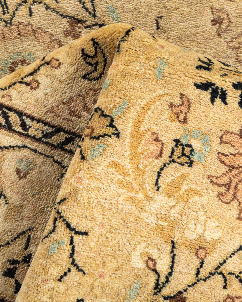 Mogul, One-of-a-Kind Hand-Knotted Area Rug Ivory, 2'6"x11'3"