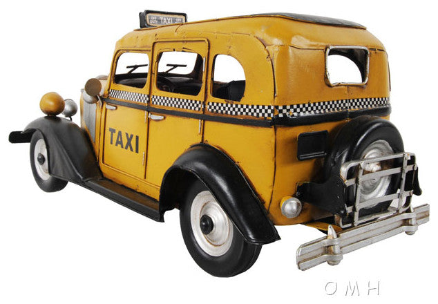 1933 CHECKER MODEL T TAXI CAB Collectible Metal scale model Taxi