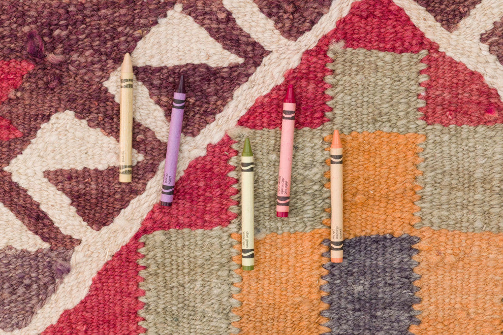 Vintage Turkish Kilim Runner 3' 2" x 12' 6", 38 in. x 150 in.