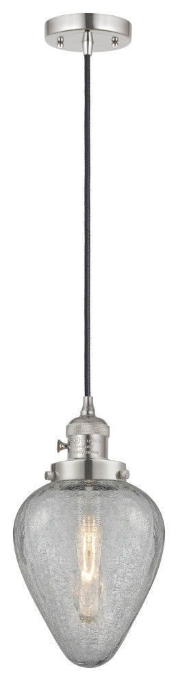 Innovations 201CSW-PN-G165-LED 1 Light Pendant, Switch, Polished Nickel