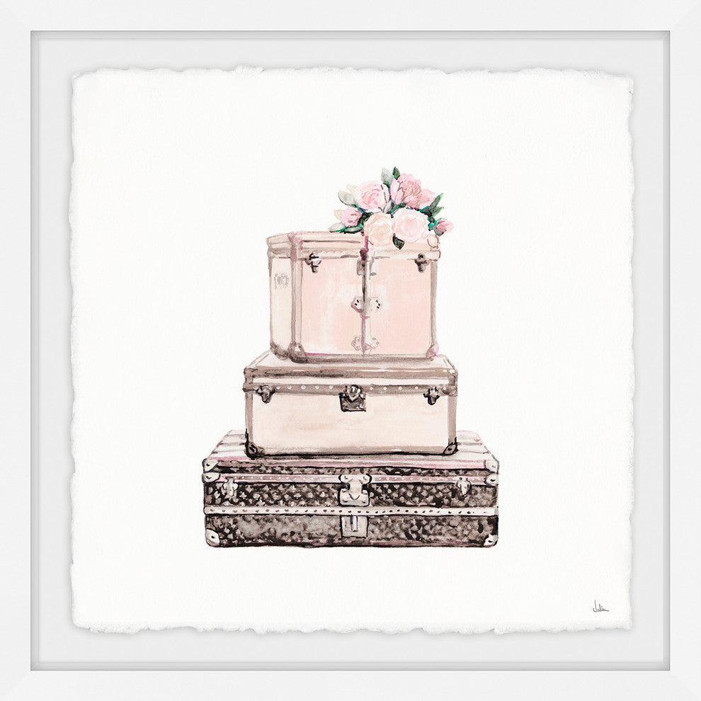 "Second Thought II" Framed Painting Print, 32"x32"
