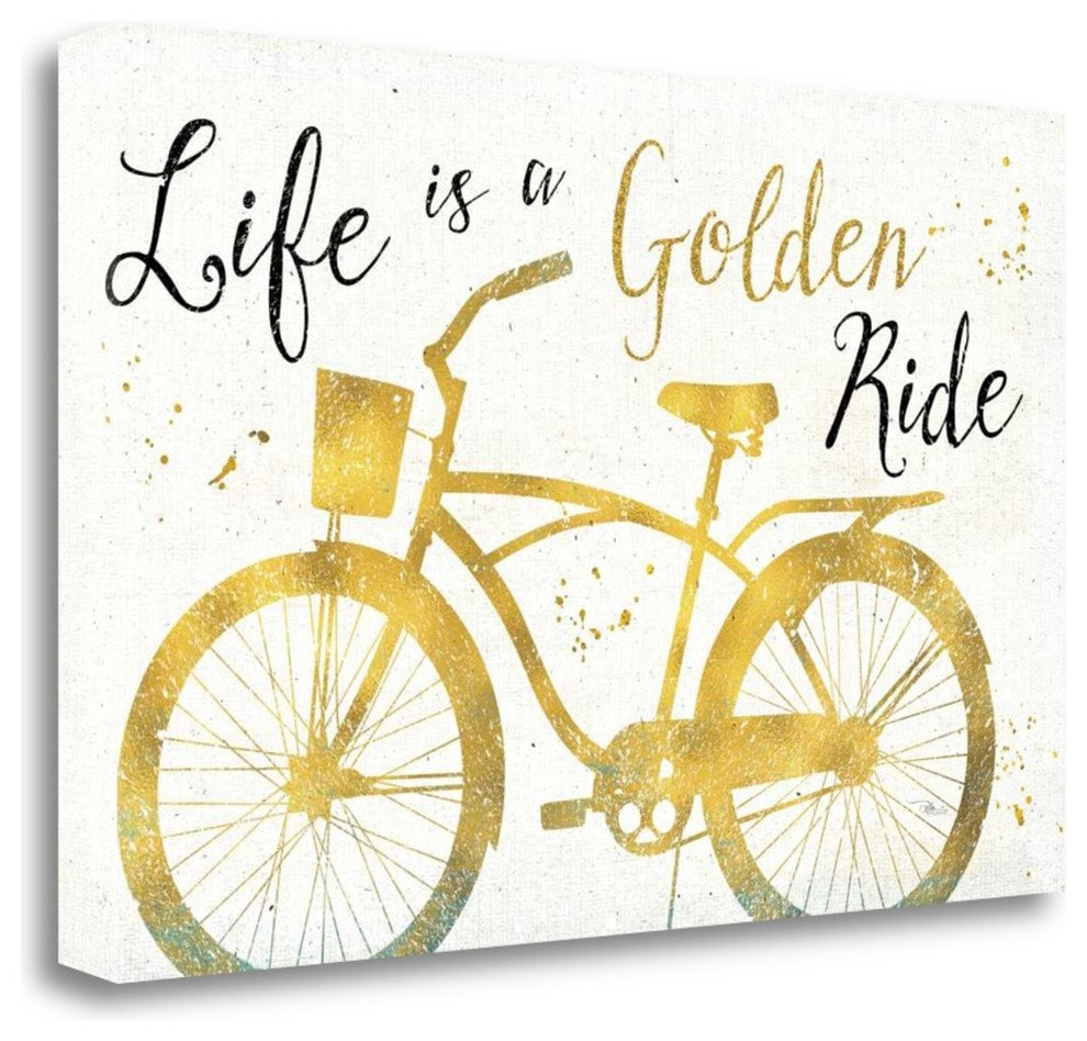 "Golden Ride III" By Pela Studio, Giclee Print on Gallery Wrap Canvas