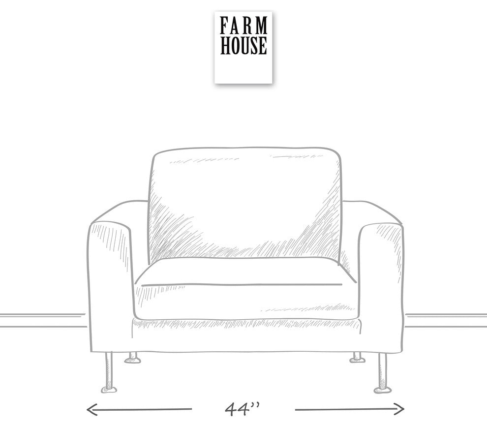 Farm House 8x10 Canvas Wall Art