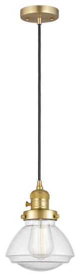 INNOVATIONS 201CSW-SG-G324-LED 1-Light Mini Pendant Satin Gold