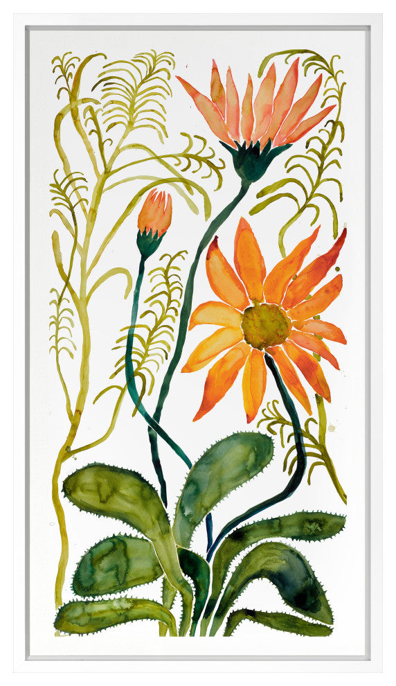 Wildflowers 13 Fine Art Print, White, 41"x23"