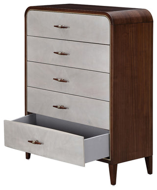 Houston 5-Drawer Chest, Walnut