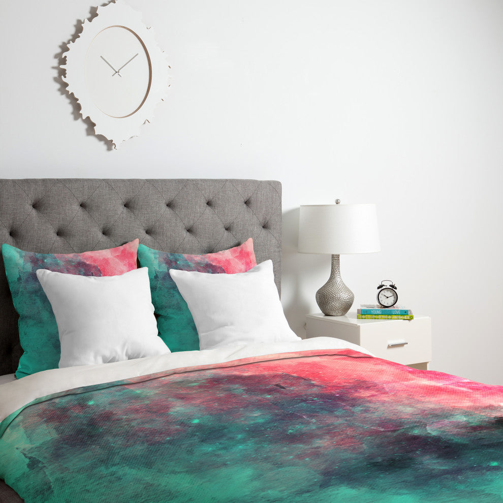 Deny Designs Allyson Johnson Cotton Candy Duvet Cover - Lightweight