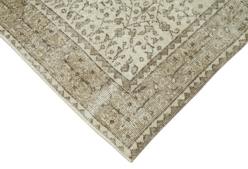 Rug N Carpet - Handmade Anatolian 3' 8" x 6' 8" Distressed Small Area Rug