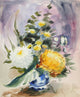 Eve Nethercott "Large Flowers in Vase, P1.34" Watercolor Painting