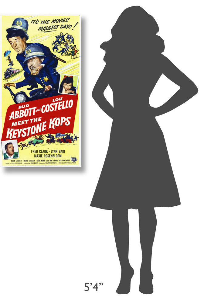 "Abbott & Costello - Keystone Kops" Canvas by Hollywood Photo Archive, 19x36"