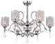 Cyrus Ceiling Fan with Crystal Shades (includes Remote and Light Kit)