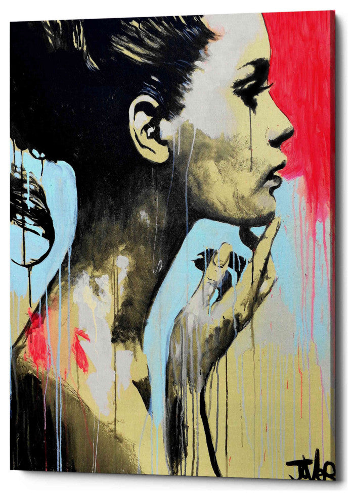 Epic Graffiti "Perhaps" by Loui Jover, Giclee Canvas Wall Art, 26"x34"