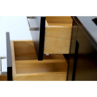 Ariel Cambridge 60" Base Cabinet, Espresso, Single Sink Base Cabinet