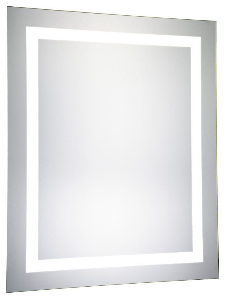 LED Hardwired Mirror Rectangle W24"H30" Dimmable 5000K