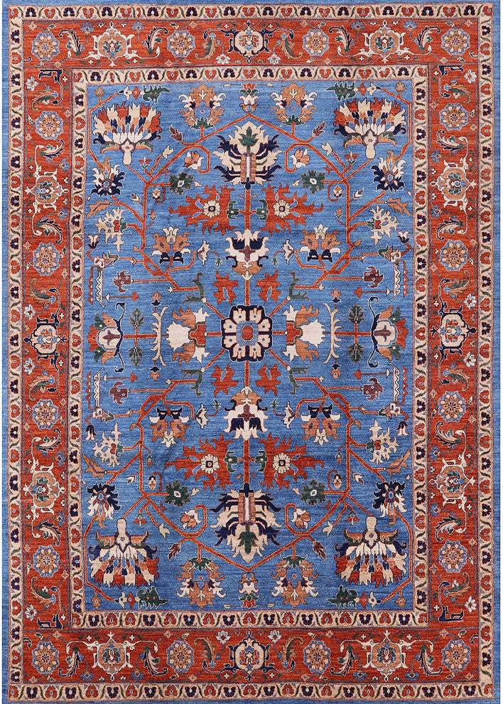 Ahgly Company Indoor Rectangle Mid-Century Modern Area Rugs, 7' x 9'