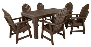 Hamilton 7-Piece Rectangle Dining Set, Weathered Acorn
