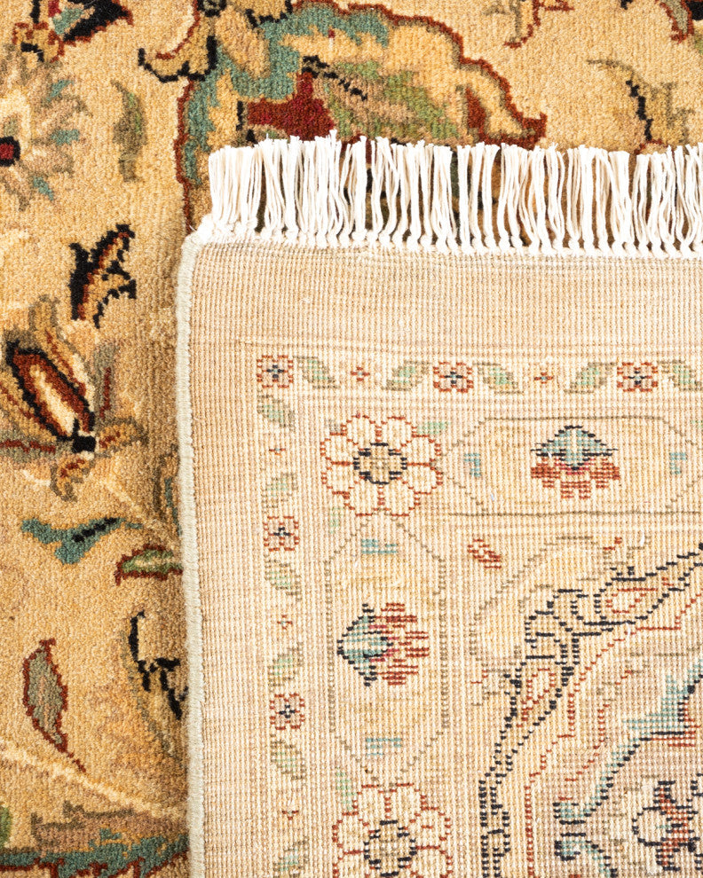 Mogul, One-of-a-Kind Hand-Knotted Area Rug Yellow, 9'1"x12'2"