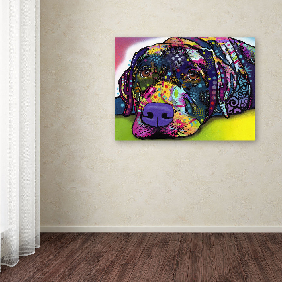 Dean Russo 'Savvy Labrador' Canvas Art, 26x32