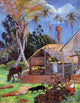 Paul Gauguin The Black Pigs - 21" x 28" Premium Canvas Print