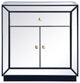 Elegant MF53002BL 32"Mirrored Chest, Blue