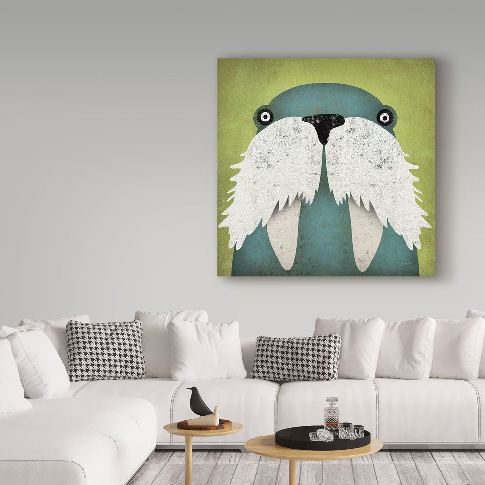 Ryan Fowler 'Walrus' Canvas Art