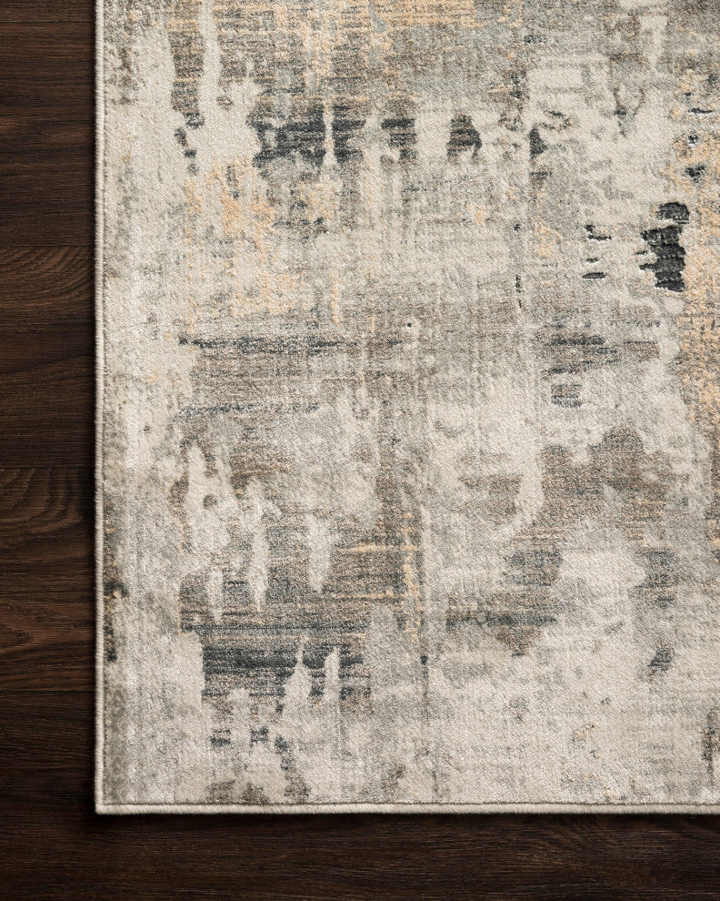 Ivory Natural Cascade Area Rug by Loloi, 5'3"x7'8"