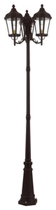 Livex Lighting Morgan 3 Light Bronze Outdoor Post