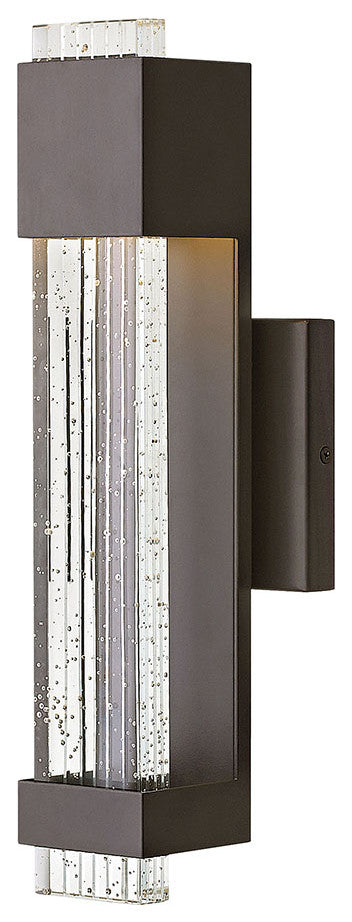 Hinkley Glacier Medium Wall Mount Lantern, Bronze