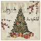 "Winter Wishes I" Digital Paper Print by Anne Tavoletti, 32"x32"